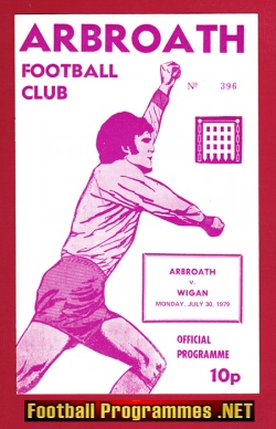 Arbroath v Wigan Athletic 1979 – Official Programme