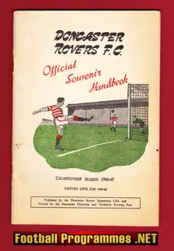 Doncaster Rovers Football Club Official Handbook 1947 – 1948