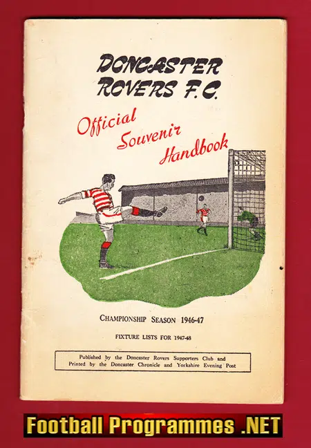 Doncaster Rovers Football Club Official Handbook 1947 – 1948