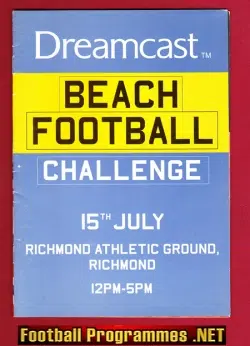 France v Manchester United X1 2000 – Beach Football Eric Cantona