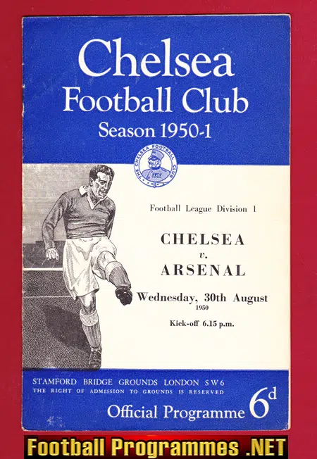 Chelsea v Arsenal 1950 – to clear