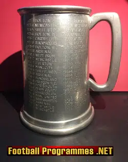 FA Cup Winners Old Pewter Tankard 1871 to 1976