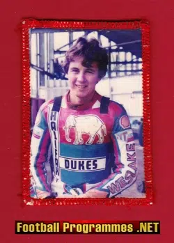 Halifax Speedway Rider Cloth Patch Badge - 1980s