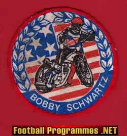 Bobby Schwartz Speedway Rider Cloth Patch Badge - 1980s