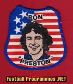 Ron Preston Speedway Rider Cloth Patch Badge - 1980s