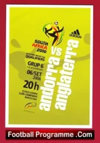 Andorra v England 2008 – Euro 2008 Qualifier