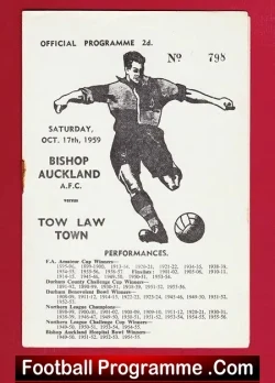 Bishop Auckland v Tow Law Town 1959