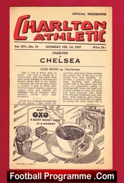 Charlton Athletic v Chelsea 1947