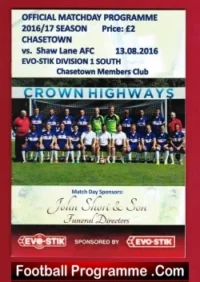 Chasetown v Shaw Lane AFC 2016 – First League Match