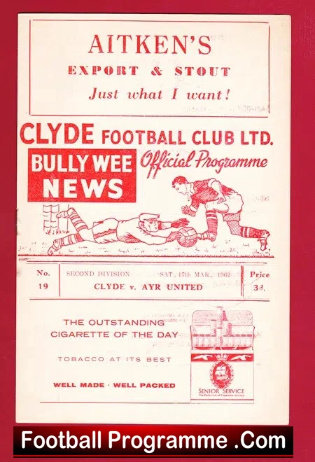 Clyde v Ayr United 1962