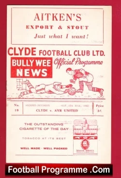 Clyde v Ayr United 1962