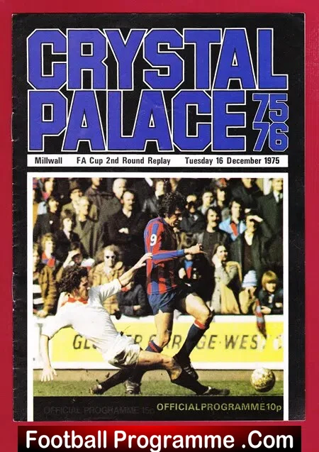 Crystal Palace v Millwall 1975 - FA Cup Replay