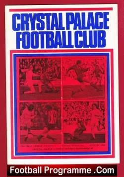 Crystal Palace v Orient 1974 - football programme