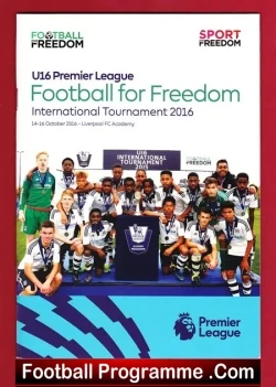 Football For Freedom U16 International Tournament Liverpool 2016