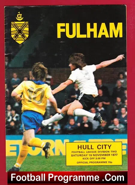 Fulham v Hull City 1977 – George Best Featured