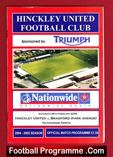 Hinckley United v Bradford Park Avenue 2005 – Last Middlefield