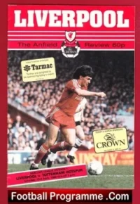 Liverpool v Tottenham 1988 – Football League Title Decider Match