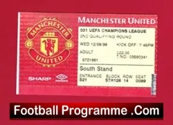 Manchester United v LKS Lodz 1998 – Treble Season Ticket