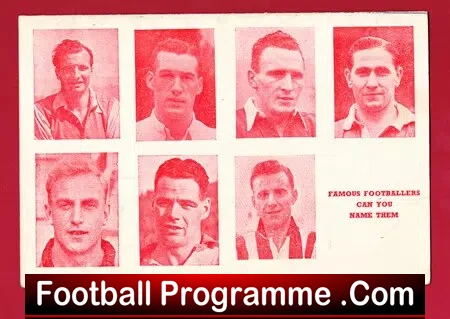 Manchester United v Real Madrid 1957 Pirate European Semi Final