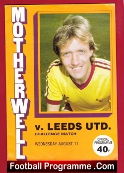 Motherwell v Leeds United 1982 – Friendly Game + George Best