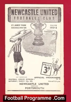 Newcastle United v Portsmouth 1952