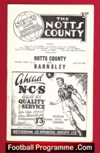 Notts County v Barnsley 1953