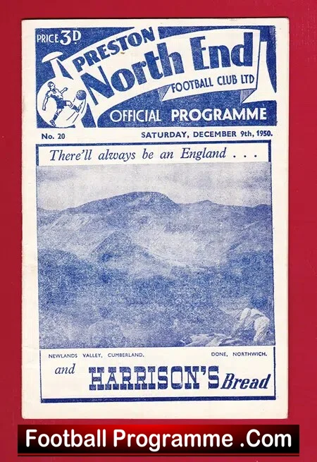 Preston North End v Hardwick 1950