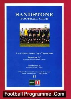 Sandstone v Mariners 2009 – Sunday Cup