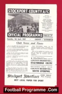 Stockport County v Gateshead 1947