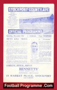 Stockport County v Oldham Athletic 1945 – 1940’s