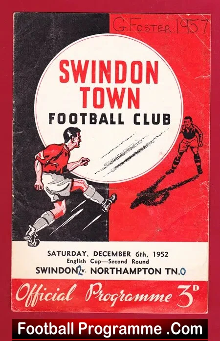 Swindon Town v Northampton Town 1952