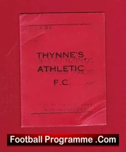 Thynne Athletic Football Club Season Ticket Book 1934 – 1935