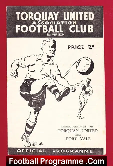 Torquay United v Port Vale 1948