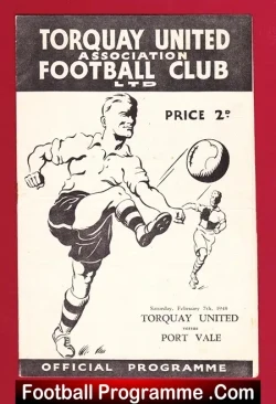 Torquay United v Port Vale 1948
