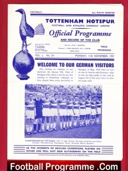 Tottenham Hotspur v VFB Stuttgart 1957 – Friendly Match Germany