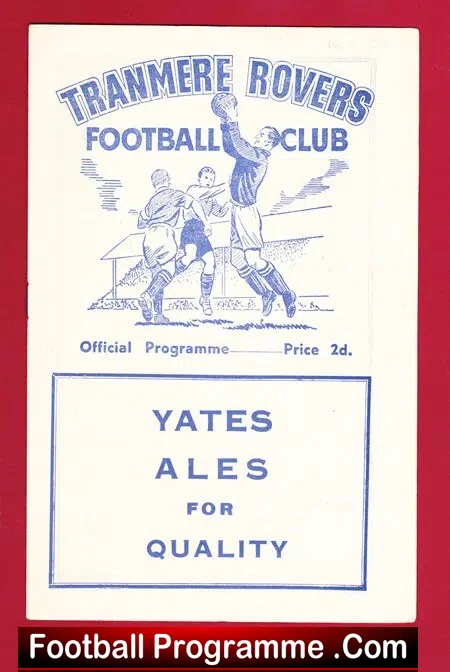 Tranmere Rovers v Accrington Stanley 1954