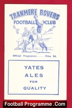 Tranmere Rovers v Accrington Stanley 1954