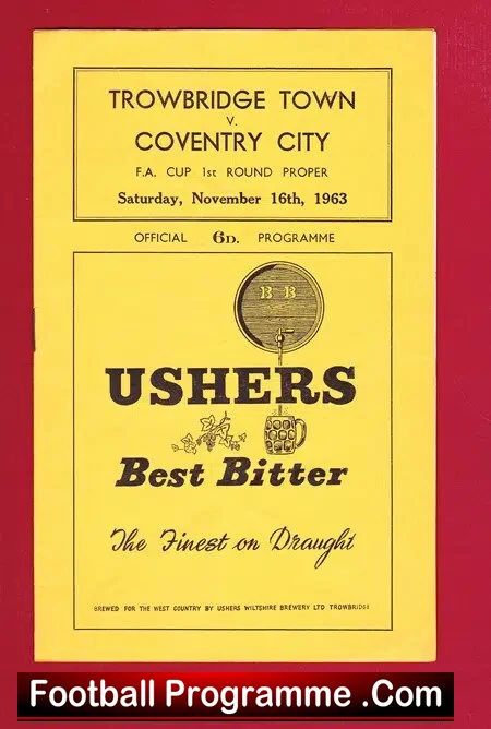 Trowbridge Town v Coventry City 1963