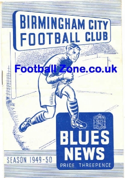Birmingham City v Fulham 1949