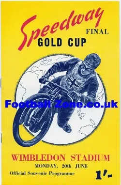 Gold Cup Speedway Final at Wimbledon 1960