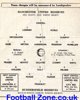Manchester United v Huddersfield Town 1963 - George Best RES