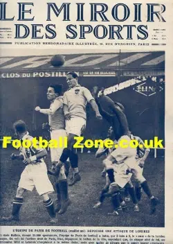 Le Miroir Paper French Football Paper 1926