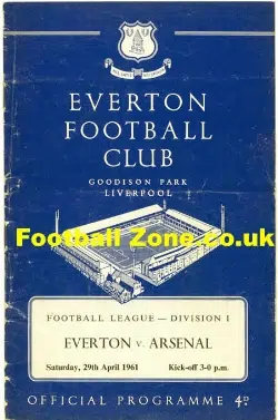 Everton v Arsenal 1961