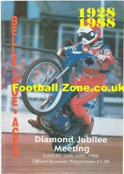 Belle Vue Speedway 1988 Manchester Jubilee Meeting