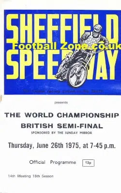 World Speedway Championship British Final 1975 – Semi