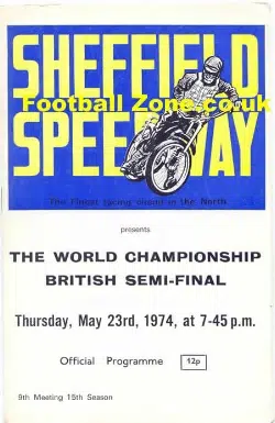 World Speedway Championship British Final 1974