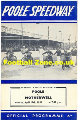 Poole Speedway v Motherwell 1953