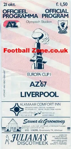 AZ Alkmaar v Liverpool 1981 – Dutch Holland
