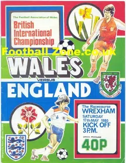 Wales v England 1980