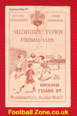 Sudbury Town v Whitton United 1949